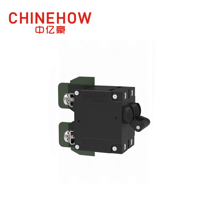 CVP-TH Hydraulic Magnetic Circuit Breaker Long Handle Actuator Per Unit with M5 Screw Bus 2P 