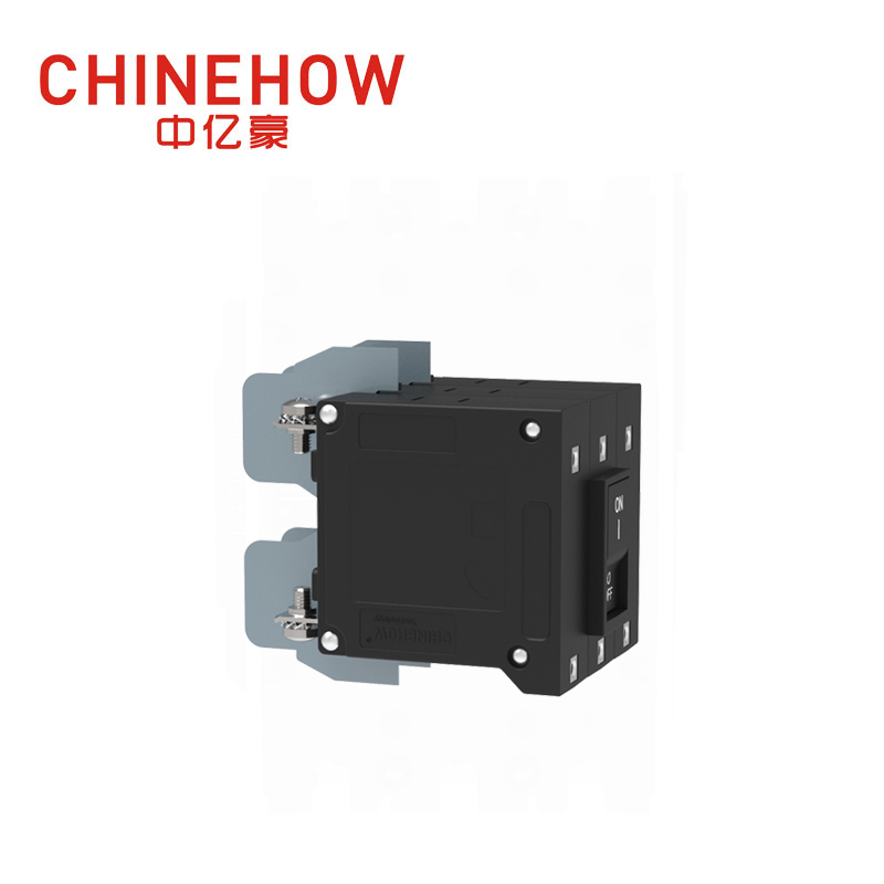 CVP-TH Hydraulic Magnetic Circuit Breaker Flat Rocker Actuator with M4 Screw With Upturend Lugs 3P 