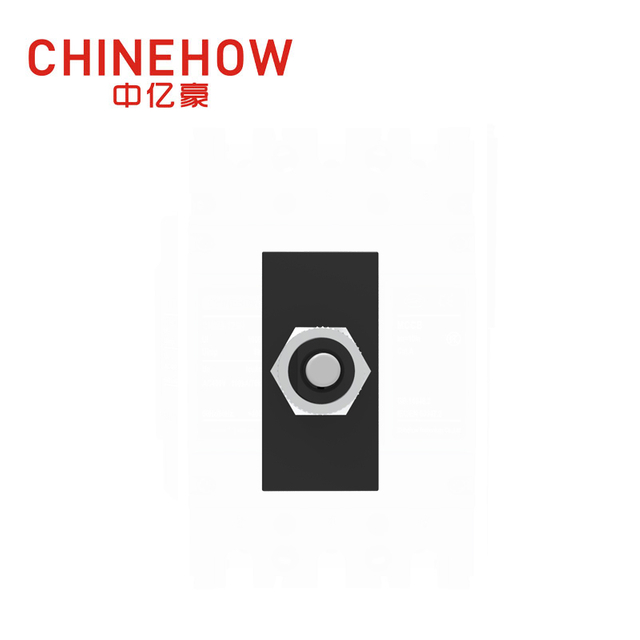 CVP-SM Hudraulic Magnetic Circuit Breaker Push To Reset Actuator with M4 Screw Bus 1P Black